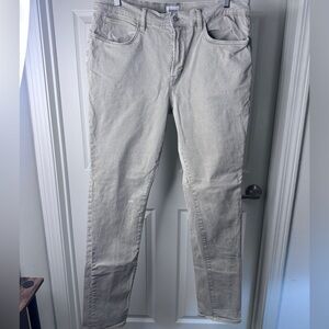 Hudson Jeans Size 36 Skinny Khaki Taupe Jeans EUC